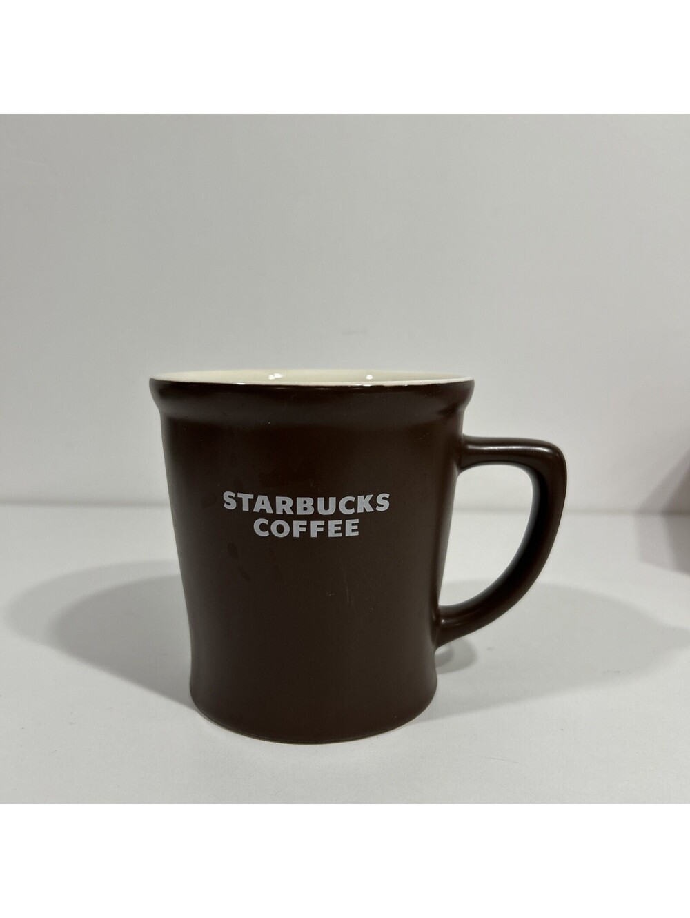 Starbucks 2008 Chocolate Brown 16 oz Coffee Mug Collectors Cup Large Tea Mug